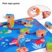 Wooden Magnetic Fishing Toy Montessori Stacking Game and Beaded Sorter Set